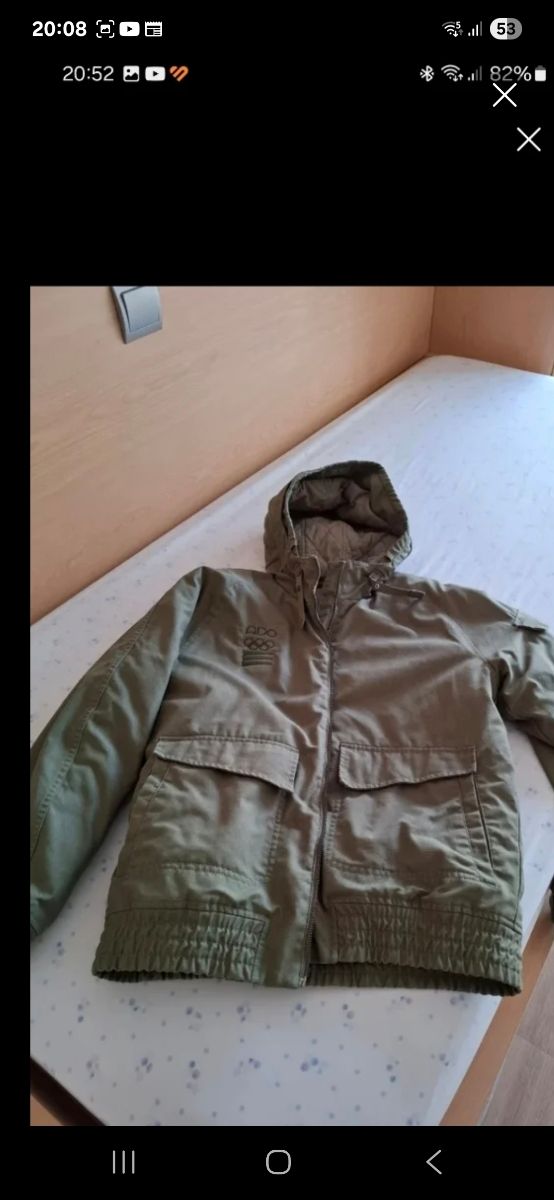 Chaqueta caballero verde oliva