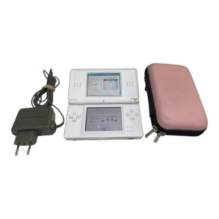 CONSOLA NINTENDO DS LITE BLANCA + CARGADOR + FUNDA