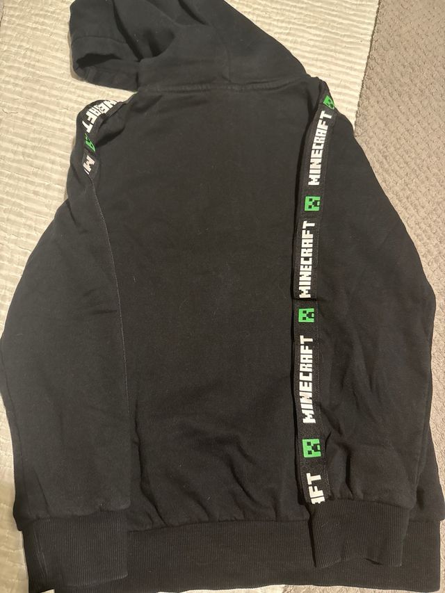 Sudadera Minecraft Creeper Negra