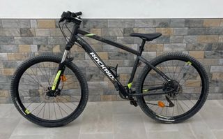 Bicicleta Rockrider ST 530 Negra/Verde