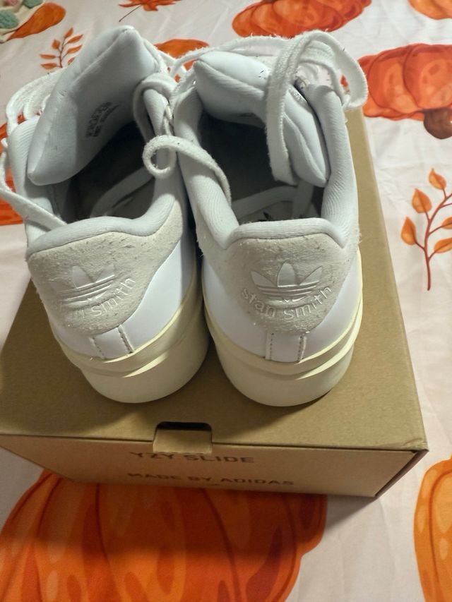 Adidas Stan Smith Bonega Plataforma Blanco