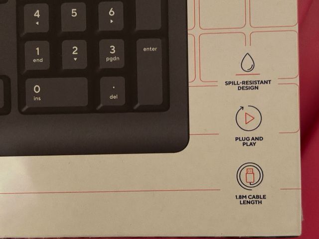 Teclado Trust Primo QWERTY Spill-Resistant