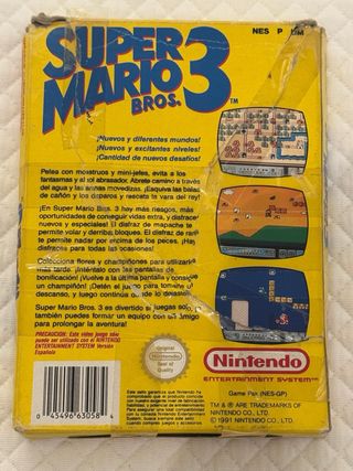 Super Mario Bros. 3 NES - Versión Española