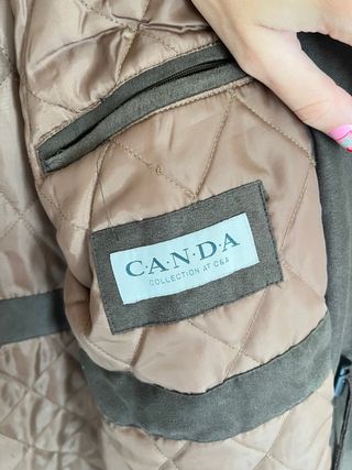 Parka C&A Marrón Forro Acolchado Vintage