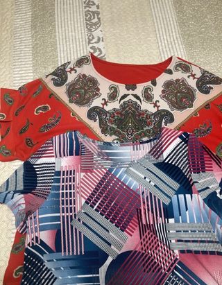 2 Camisetas El Corte Inglés Talla 48 sin etiqueta 