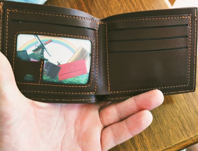 Portafoglio uomo BVEI'S FASHION elegante marrone