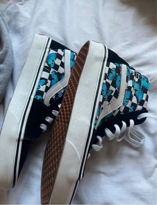 Zapatillas Vans Mujer Mariposas Checkerboard