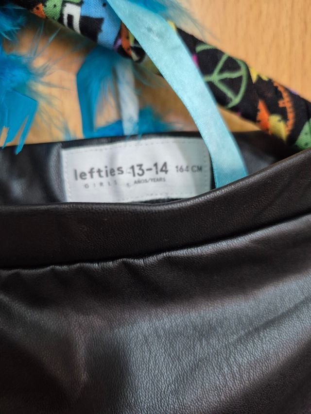 Leggings Polipiel Negro Lefties