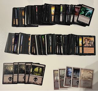 + 160 Cartas Magic The Gathering del color negro