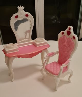 Specchiera e Sedia Barbie Vintage