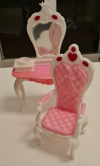 Specchiera e Sedia Barbie Vintage