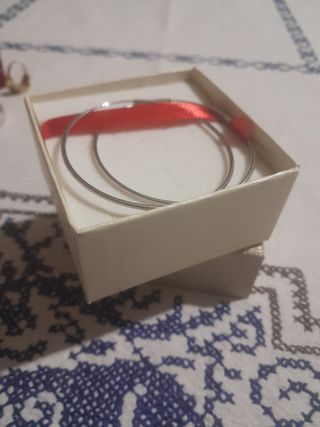 Orecchini a  cerchio in argento