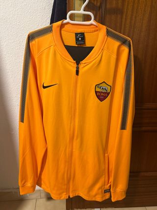 Chándal AS Roma Naranja y Negro Nike Talla S