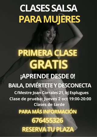 Clases de salsa para mujeres en Barcelona