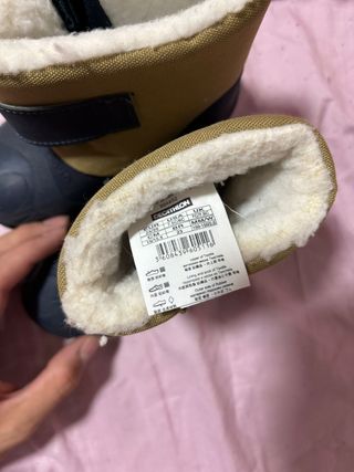 Botas de nieve y Traje de la nieve 