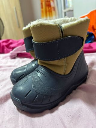 Botas de nieve y Traje de la nieve 