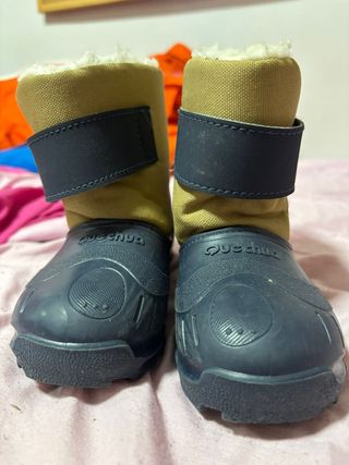 Botas de nieve y Traje de la nieve 