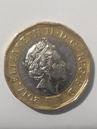 Moneda 1 Libra 2017 Isabel II