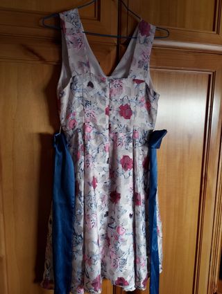 Vestido fiesta floral talla 38