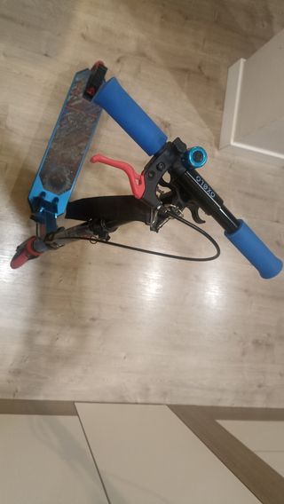 Patinete Oxelo MID 5 azul con caja original 
