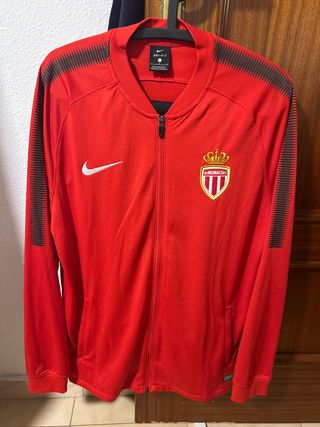 Chándal AS Mónaco Nike Rojo y Negro
