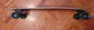 Longboard Oxelo Negro/Verde