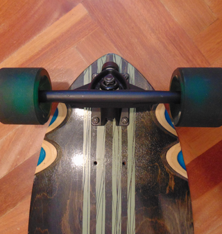Longboard Oxelo Negro/Verde