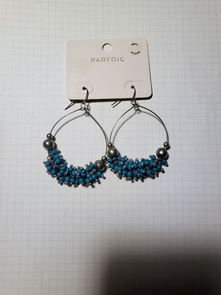 Pendientes Parfois Aro Azul