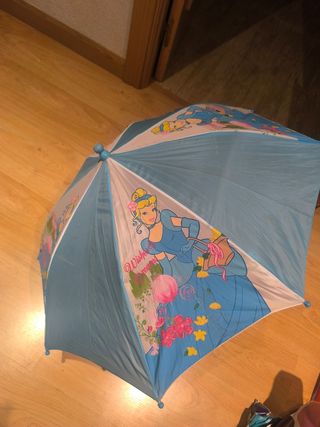 Paraguas infantil Disney Princesas Azul y Rosa
