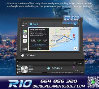 RADIO GPS ANDROID 1DIN TACTIL GPS