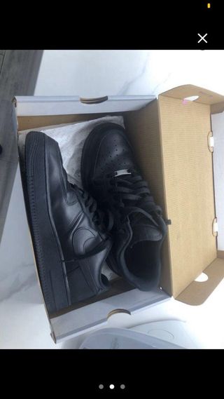 Nike Air Force 1 Negras Sin Usar Talla 43