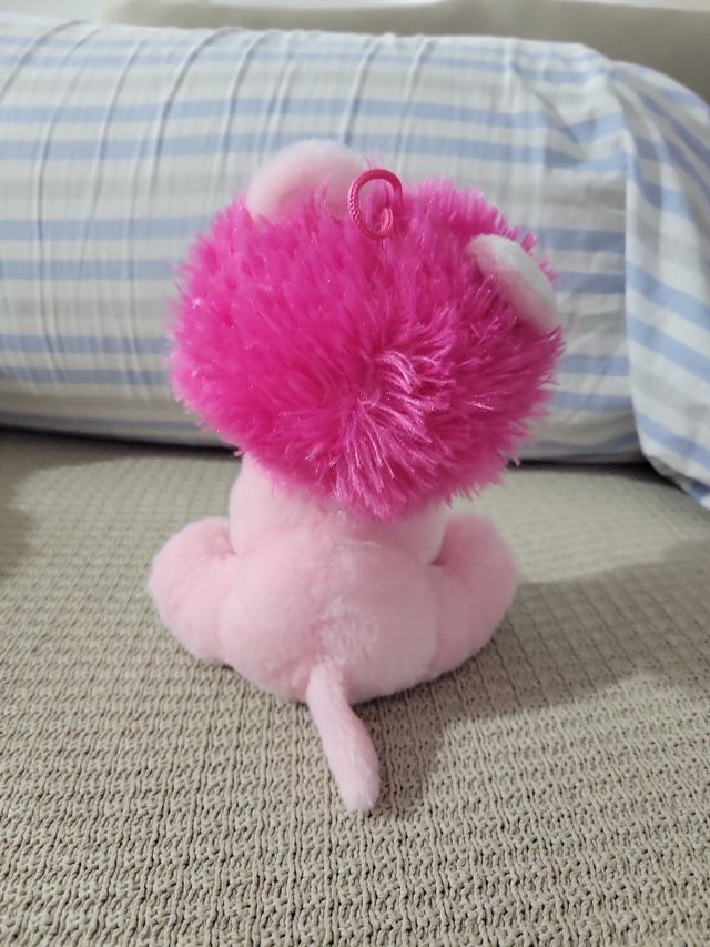 Peluche León Rosa Brillante