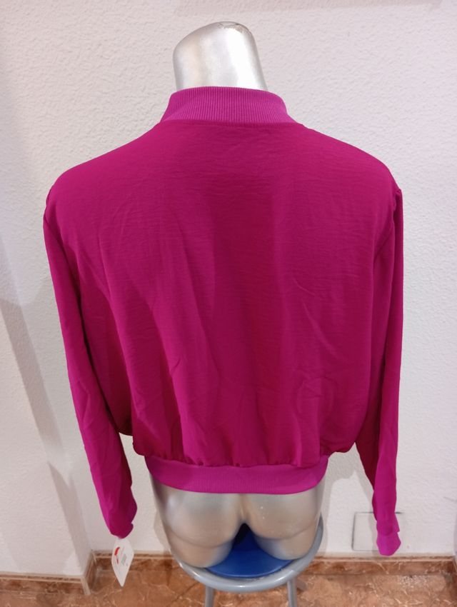 Bomber fucsia talla U
