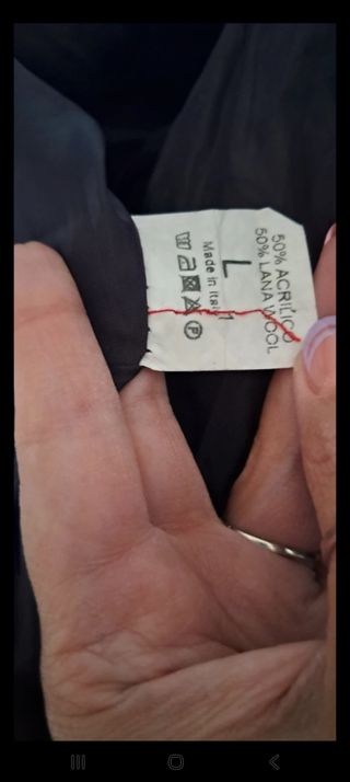 Cappotto corto viola con cintura