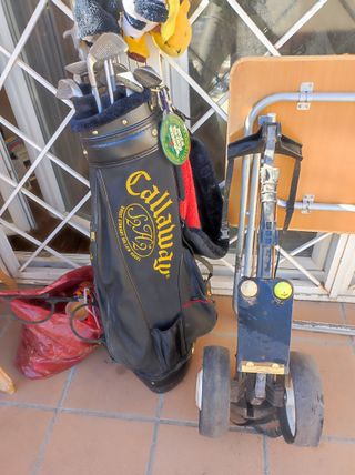 Bolsa y carro de golf Callaway
