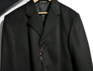 Abrigo Hombre Talla 60 Negro Sin Estrenar