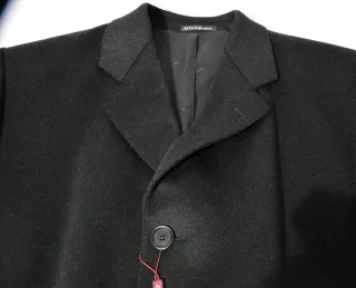 Abrigo Hombre Talla 60 Negro Sin Estrenar