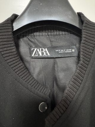Chaqueta Bomber Zara Negra