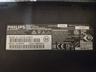 Pantalla Philips 22 Negra