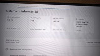 Pc Gaming I5 10400, 16 GB RAM, SSD+HDD, GTX 1660 