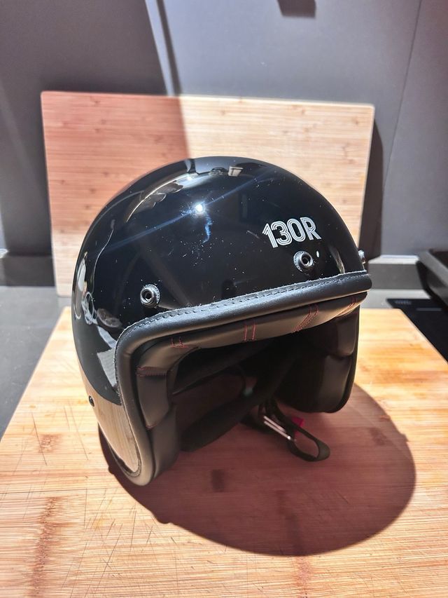 Casco Moto Negro 130R talla S