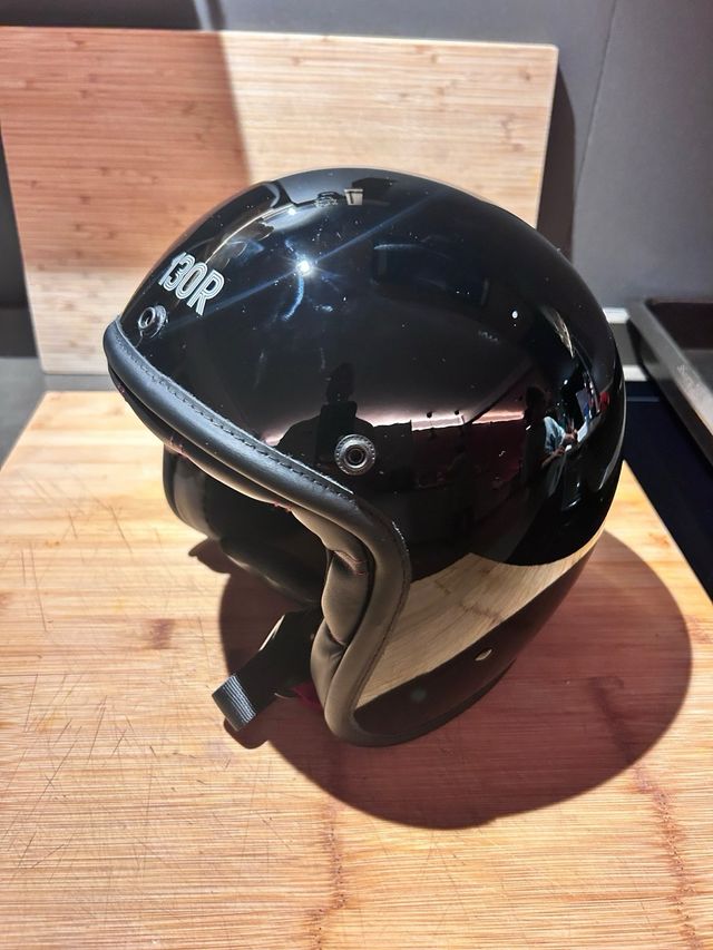 Casco Moto Negro 130R talla S