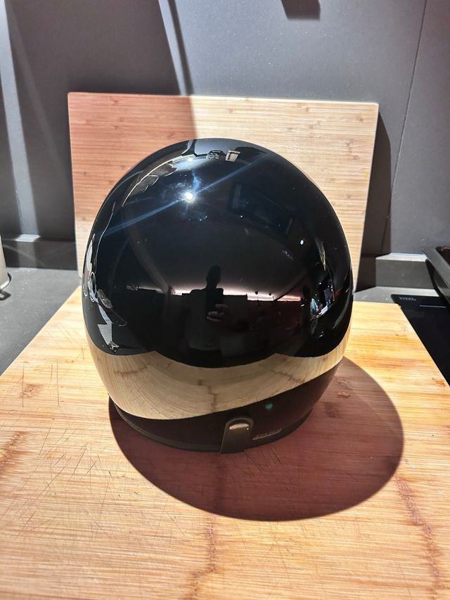 Casco Moto Negro 130R talla S