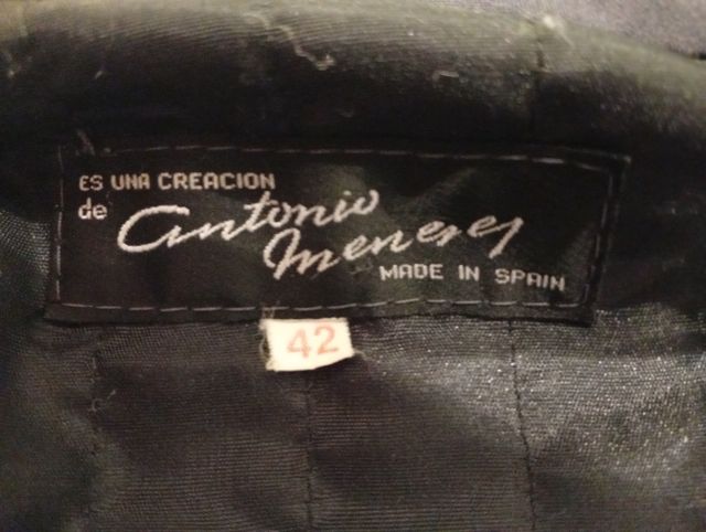 Gabardina azul marino