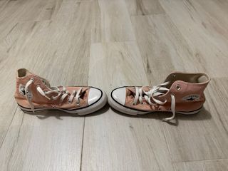 Zapatillas Converse rosas altas