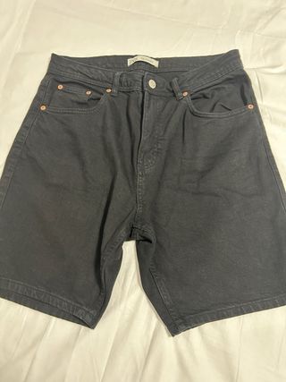 Bermudas Zara Negras Talla M