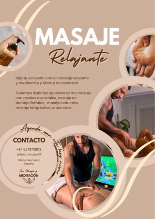 Masajes Relajantes y Meditación.