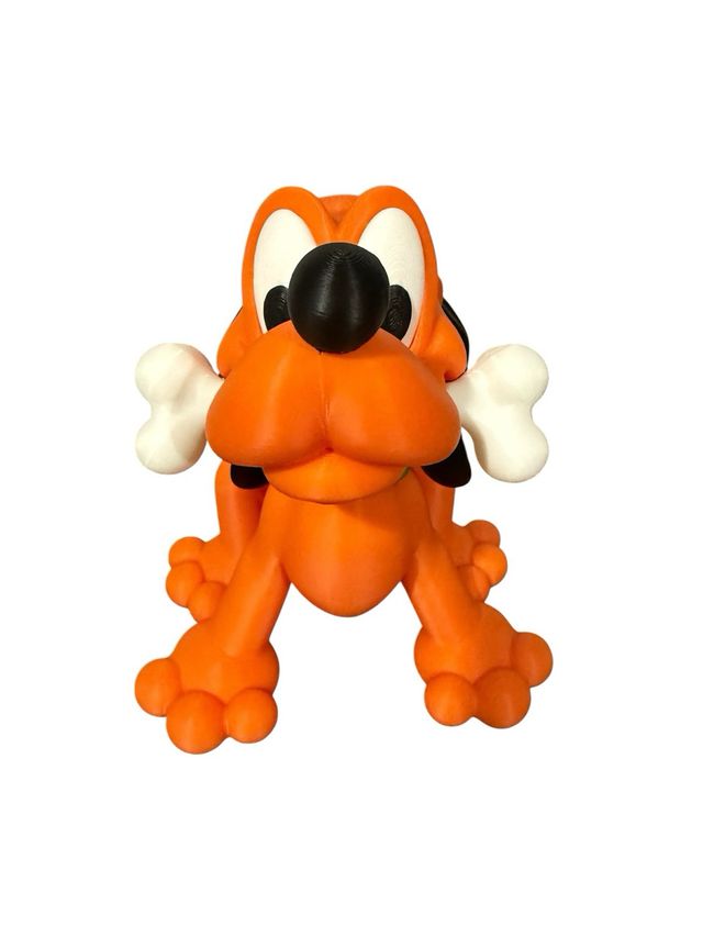 Figurita de Pluto con hueso