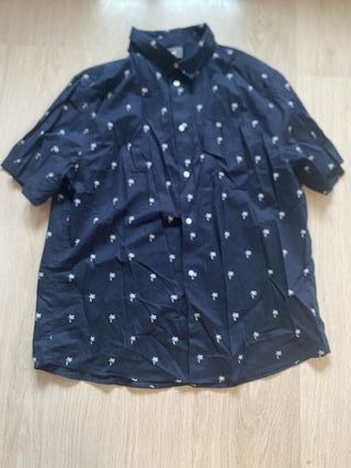 Camisa caballero manga corta estampada