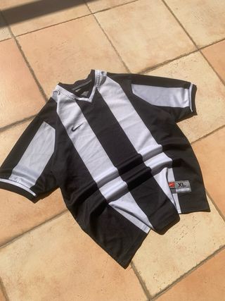 Nike Retro Striped Jersey Vintage Football Shirt S